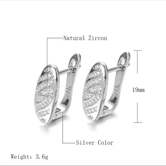 Classic Oval Drop Earrings - Picture 2 of 2